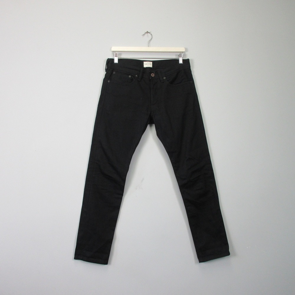 Simon Miller Black Macon Narrow Jeans Men 30x34 Black Cotton Denim 622